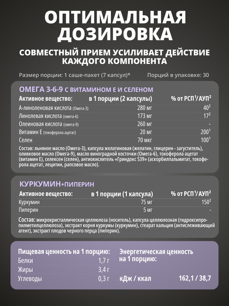 Изображение товара Комплексная пищевая добавка 1WIN Joint support Нealth pack (30шт)