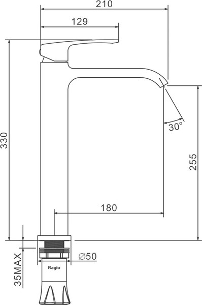 Изображение товара Смеситель Raglo R02.15.09
