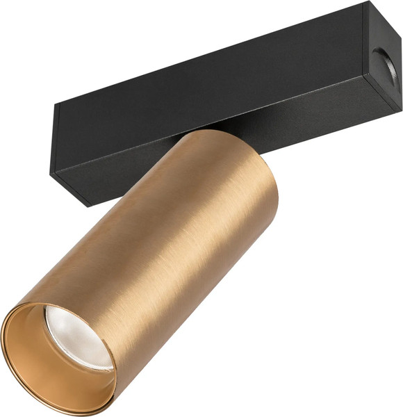 Изображение товара Трековый светильник Arlight MAG-SPOT-25-R90-9W Warm3000 BK-GD 30deg / 035001(1)