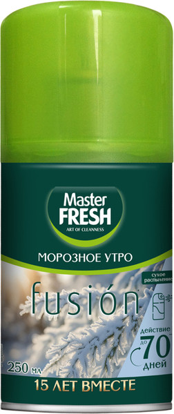 Изображение товара Сменный блок для освежителя воздуха Master Fresh Морозное утро (250мл)