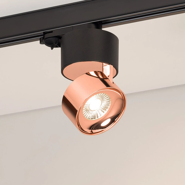 Изображение товара Трековый светильник Arlight SP-PLURIO-TRACK-4TR-R77-9W Day4000 BK-COP 36deg / 038109