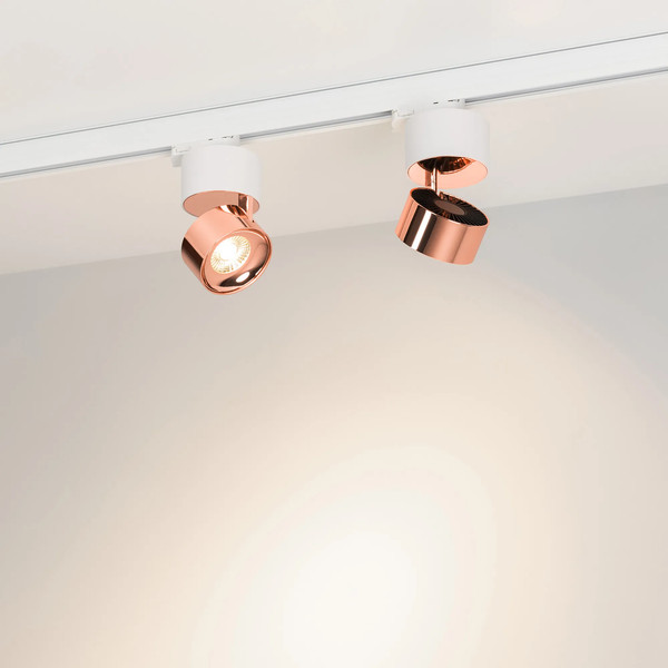Изображение товара Трековый светильник Arlight SP-PLURIO-TRACK-4TR-R77-9W Day4000 WH-COP 36deg / 038102