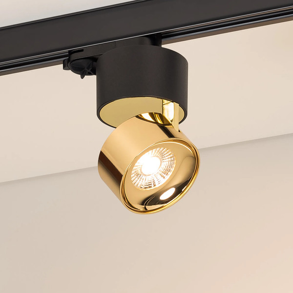 Изображение товара Трековый светильник Arlight SP-PLURIO-TRACK-4TR-R77-9W Warm3000 BK-BRS 36deg / 038121