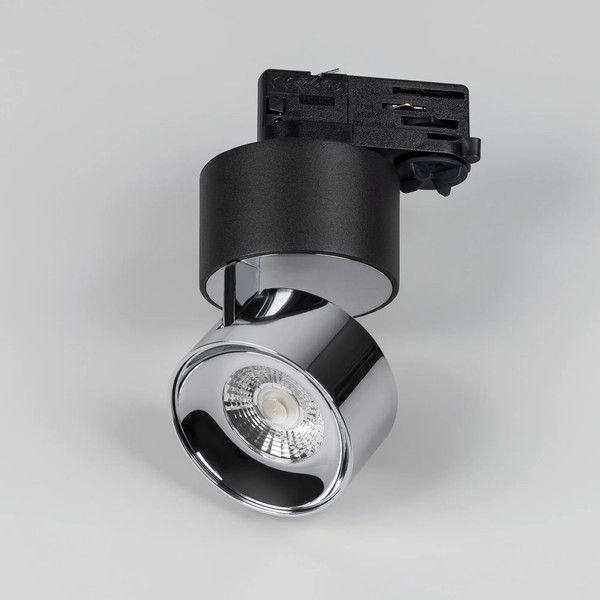 Изображение товара Трековый светильник Arlight SP-PLURIO-TRACK-4TR-R77-9W Warm3000 BK-CHR 36deg / 038125