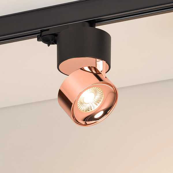 Изображение товара Трековый светильник Arlight SP-PLURIO-TRACK-4TR-R77-9W Warm3000 BK-COP 36deg / 038123