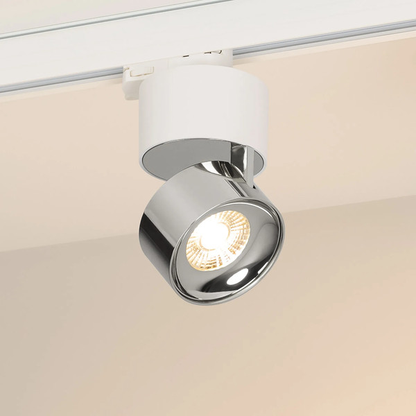 Изображение товара Трековый светильник Arlight SP-PLURIO-TRACK-4TR-R77-9W Warm3000 WH-CHR 36deg / 038118