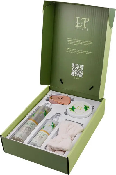 Изображение товара Набор косметики для тела La and Te beaute Алоэ и Зеленый чай / LT-GR10
