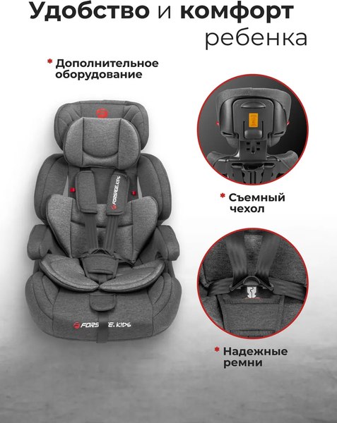 Изображение товара Автокресло Forsage BS03A (36018), (Grey)