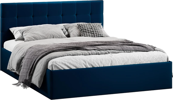 Изображение товара Каркас кровати ТриЯ Джоли Тип 1 универсальный 140x200 (велюр Confetti Blue)