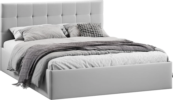 Изображение товара Каркас кровати ТриЯ Джоли Тип 1 универсальный 140x200 (велюр Confetti Silver)