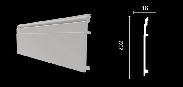 Изображение товара Плинтус Decor-Dizayn DD726 (202х16x2000)