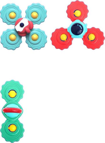 Изображение товара Набор игрушек для ванной Крошка Я Спиннеры / 10459888 (3шт)