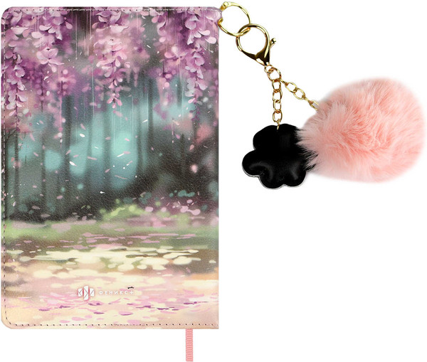 Изображение товара Дневничок Феникс+ Брюнетка с собачкой / 68874