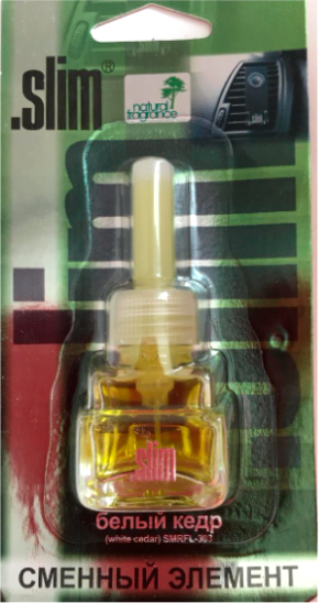 Изображение товара Картридж для ароматизатора автомобильного FKVJP Для Slim Белый кедр SMRFL-303 (8мл)