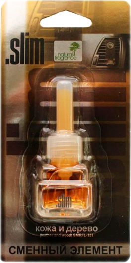 Изображение товара Картридж для ароматизатора автомобильного FKVJP Для Slim Кожа и дерево SMRFL-151 (8мл)