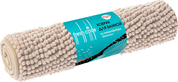 Изображение товара Коврик для ванной Fresh Code Шенилл / 71410 (бежевый)