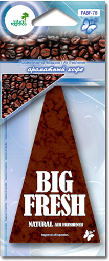Изображение товара Ароматизатор автомобильный FKVJP Big Fresh Ароматный кофе PABF-78