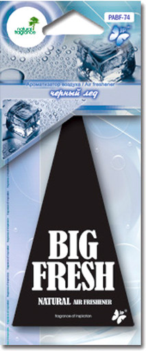 Изображение товара Ароматизатор автомобильный FKVJP Big Fresh Черный лед PABF-74