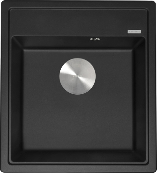 Изображение товара Мойка кухонная ZORG С сифоном Rock 46 Premium (черный металлик)