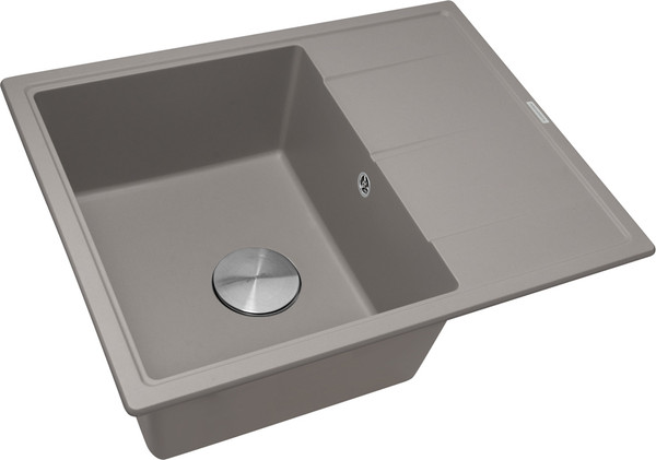 Изображение товара Мойка кухонная ZORG С сифоном Rock 65 Premium (алюметаллик)