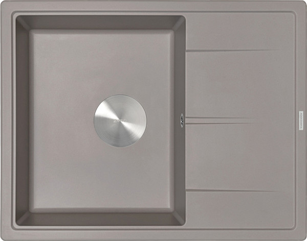 Изображение товара Мойка кухонная ZORG С сифоном Rock 65 Premium (алюметаллик)