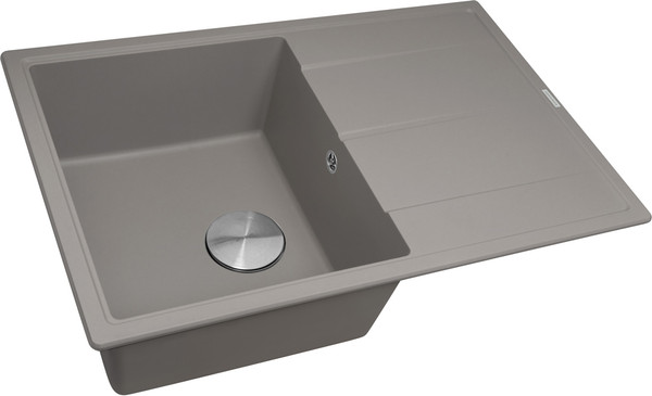 Изображение товара Мойка кухонная ZORG С сифоном Rock 78 Premium (алюметаллик)