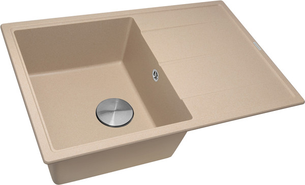 Изображение товара Мойка кухонная ZORG С сифоном Rock 78 Premium (бежевый)