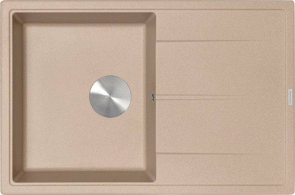 Изображение товара Мойка кухонная ZORG С сифоном Rock 78 Premium (бежевый)