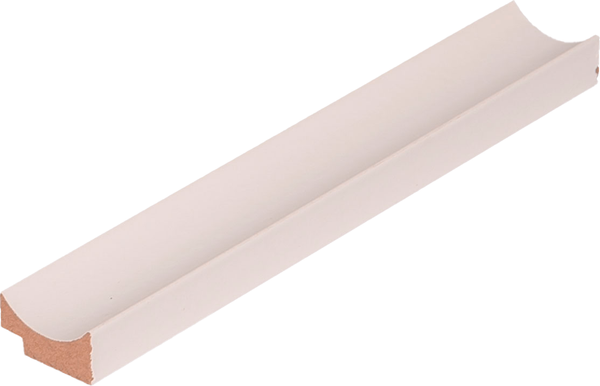 Изображение товара Финишная рейка для реечной панели Andlen Decor ПНл-39 Белабел (2800x29x16мм, левая)