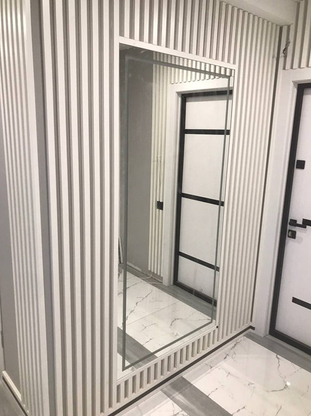 Изображение товара Рейка интерьерная Andlen Decor Г-190 МДФ Белабел (2800x28x20мм)