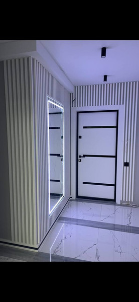 Изображение товара Рейка интерьерная Andlen Decor Г-190 МДФ Белабел (2800x28x20мм)