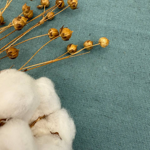 Изображение товара Набор сервировочных салфеток ОМурМебель с держателем Птичка (6шт, синий)