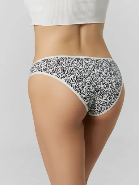 Изображение товара Трусы женские Mark Formelle 412286 (р.102, веточки на молочном)