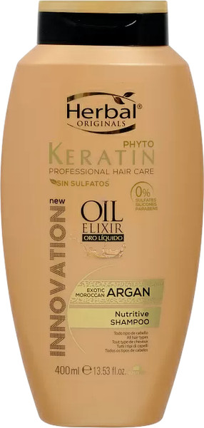 Изображение товара Шампунь для волос Herbal Originals Phyto Keratin (400мл)