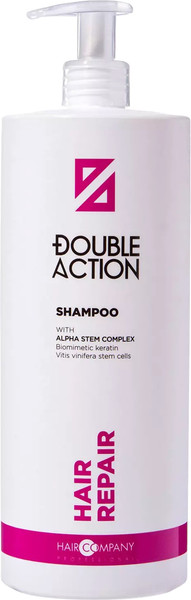 Изображение товара Шампунь для волос Hair Company Double Action восстанавливающий (1л)