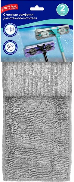 Изображение товара Набор мопов для швабры You'll love 72508/77035 / 77241 (2шт)