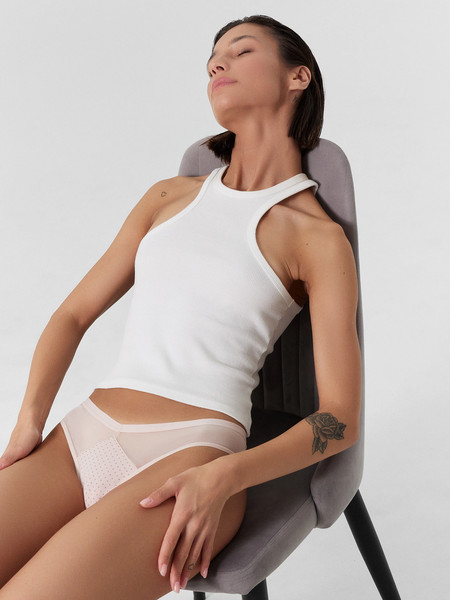 Изображение товара Трусы женские Mark Formelle 412475 (р.94, горошек на серебристом пионе)