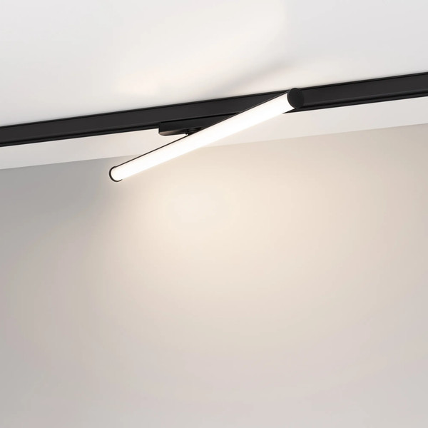 Изображение товара Трековый светильник Arlight LGD-TUBE-TURN-4TR-L600-20W Warm3000 BK 180deg / 036298(1)