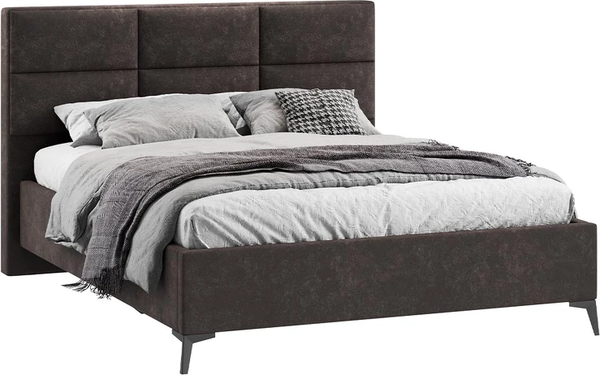 Изображение товара Каркас кровати ТриЯ Делана Тип 1 с подъемным механизмом 160x200 (велюр Brut Chocolate 17)