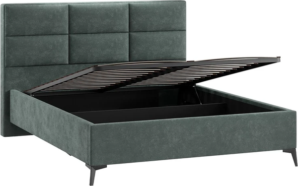 Изображение товара Каркас кровати ТриЯ Делана Тип 1 с подъемным механизмом 160x200 (велюр Brut Forest 09)