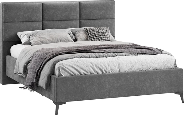 Изображение товара Каркас кровати ТриЯ Делана Тип 1 с подъемным механизмом 160x200 (велюр Brut Grey 16)