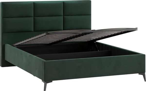 Изображение товара Каркас кровати ТриЯ Делана Тип 1 с подъемным механизмом 160x200 (велюр Confetti Deep forest)