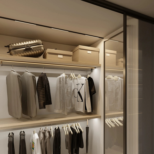 Изображение товара Трековый светильник Arlight MAG-MICROCOSM-STRIP-L300-5W Day4000 BK 100deg / 043266