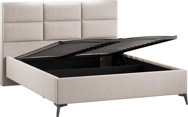 Изображение товара Каркас кровати ТриЯ Делана Тип 1 с подъемным механизмом 160x200 (велюр Мокко светлый)