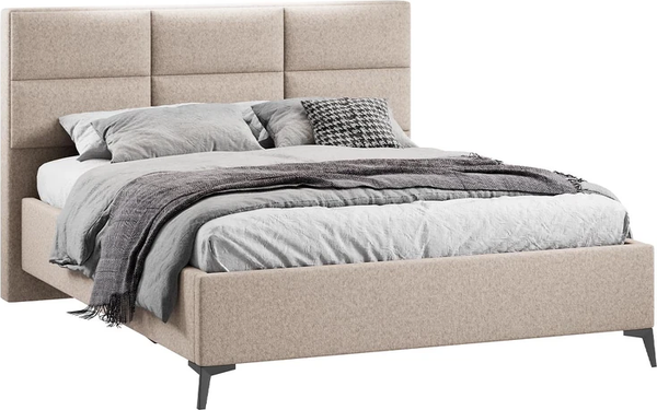 Изображение товара Каркас кровати ТриЯ Делана Тип 1 с подъемным механизмом 160x200 (микровелюр Jercy Cream)