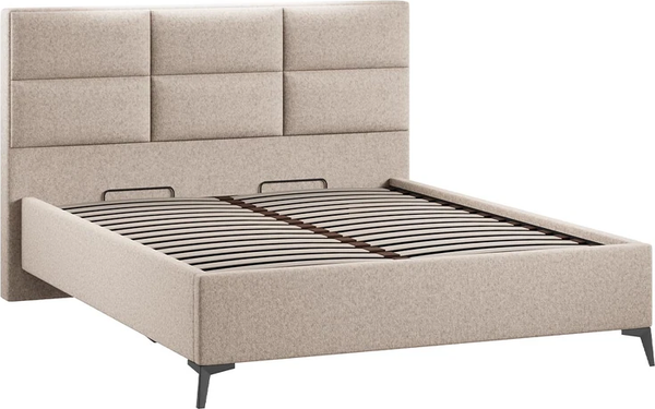 Изображение товара Каркас кровати ТриЯ Делана Тип 1 с подъемным механизмом 160x200 (микровелюр Jercy Cream)