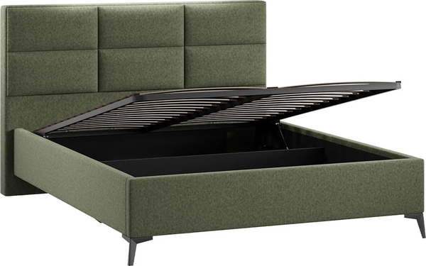 Изображение товара Каркас кровати ТриЯ Делана Тип 1 с подъемным механизмом 160x200 (микровелюр Jercy Deep Green)