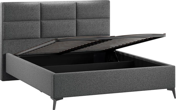 Изображение товара Каркас кровати ТриЯ Делана Тип 1 с подъемным механизмом 160x200 (микровелюр Jercy Graphite)