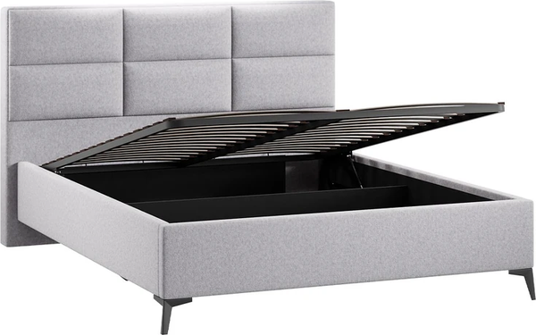 Изображение товара Каркас кровати ТриЯ Делана Тип 1 с подъемным механизмом 160x200 (микровелюр Jercy Silver)