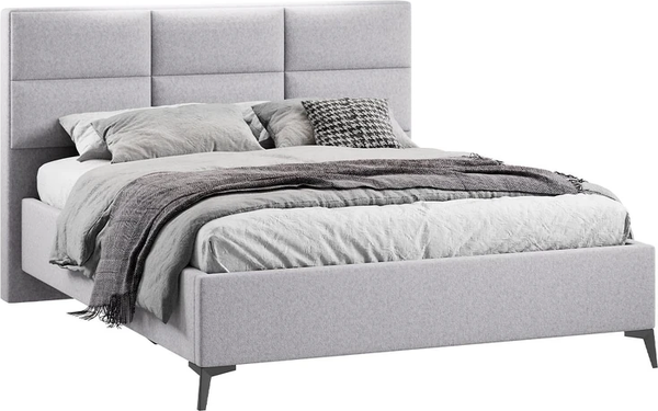 Изображение товара Каркас кровати ТриЯ Делана Тип 1 с подъемным механизмом 160x200 (микровелюр Jercy Silver)